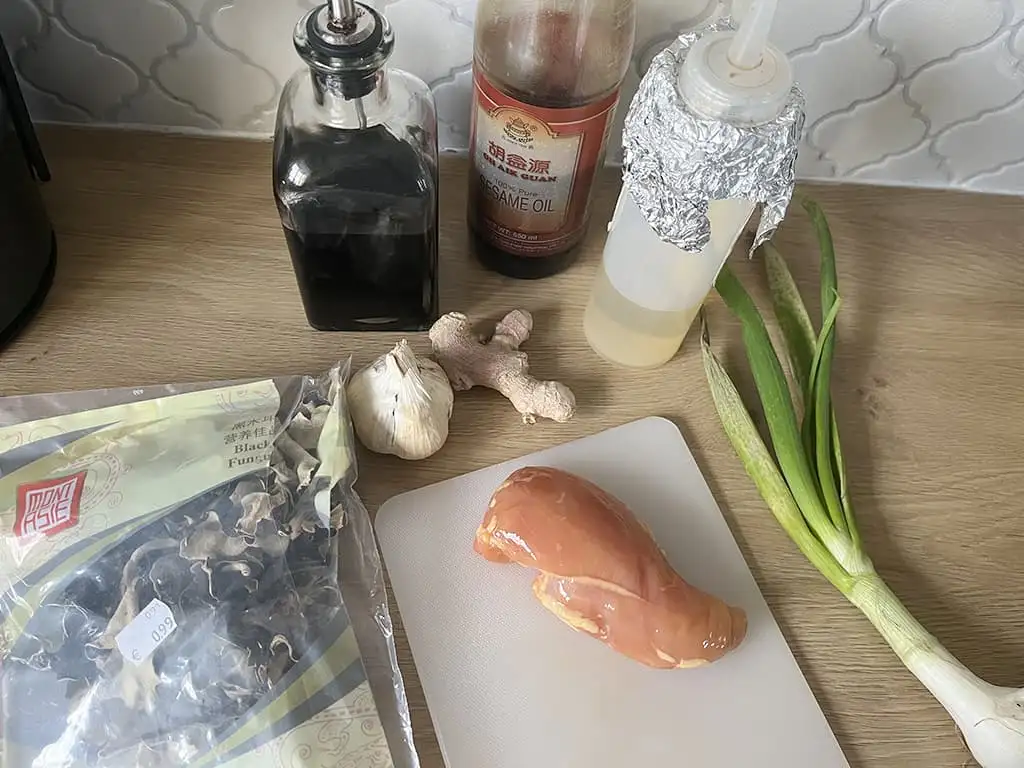 Gyoza mit Hähnchenfüllung zutaten