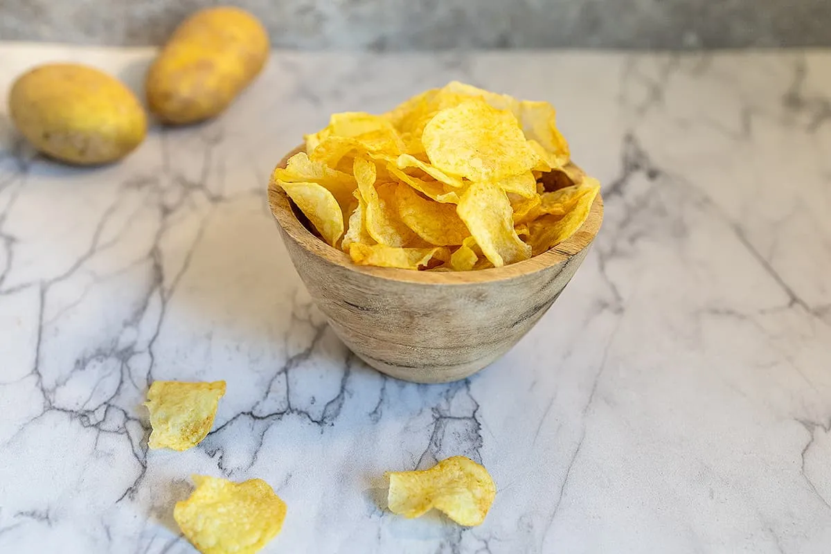Kartoffelchips aus dem Airfryer – extra knusprig
